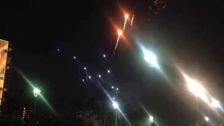 Feuerwerk in Waikiki auf Oahu in Hawaii – jeden Freitag 19:45 Uhr