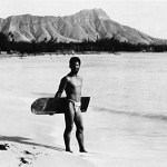 Historischer Surfer Hawaii