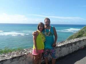 Deutsche Tour in Waikiki am Diamond Head Beach