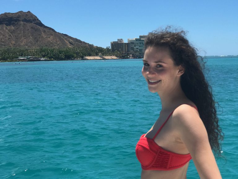 Betty Goes Hawaii auf dem Boot