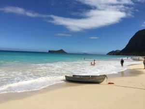 Waimanalo Strand in Hawaii