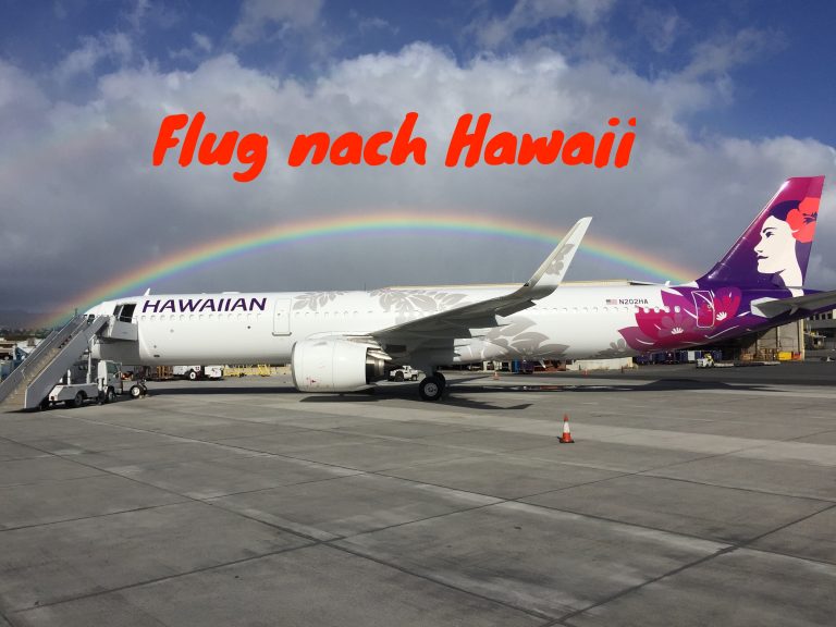 Flug nach Hawaii