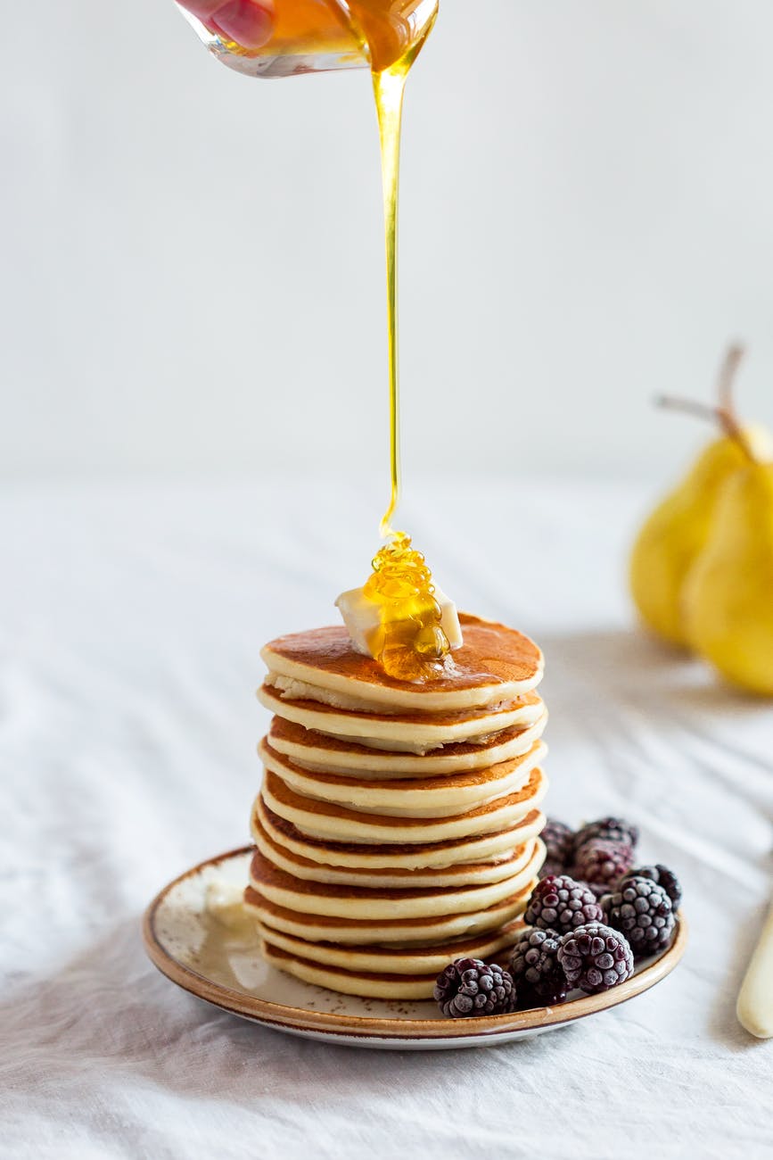 appetizing bread breakfast close up