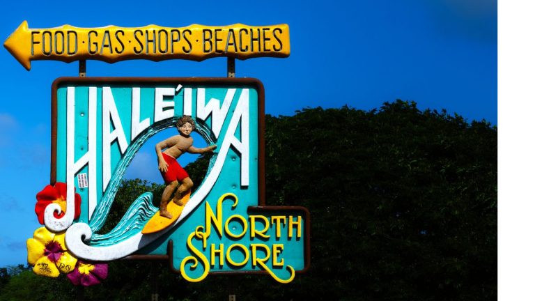 Haleiwa am North Shore von Oahu
