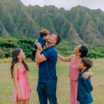 Familie auf Oahu